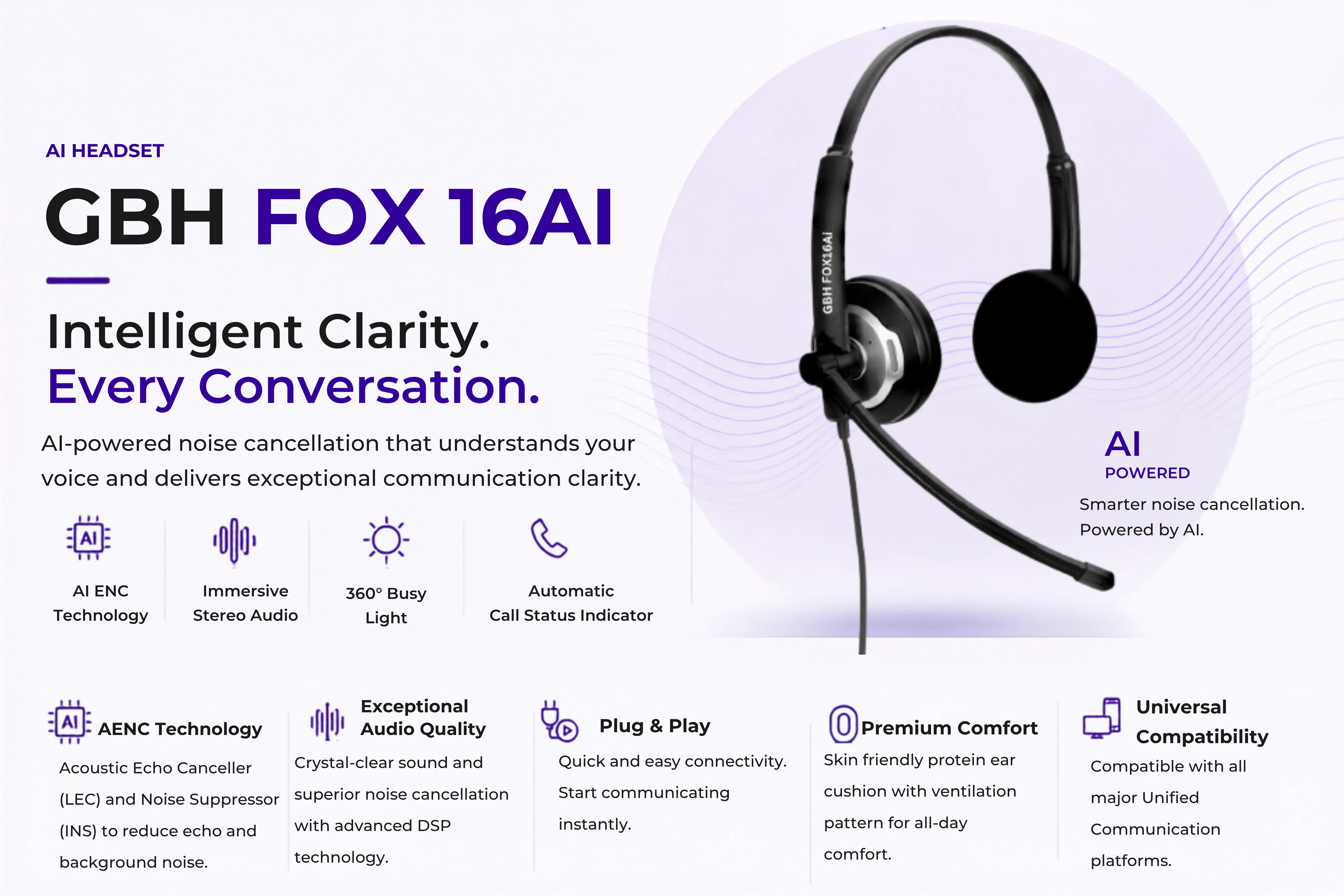 GBH AI16 headset